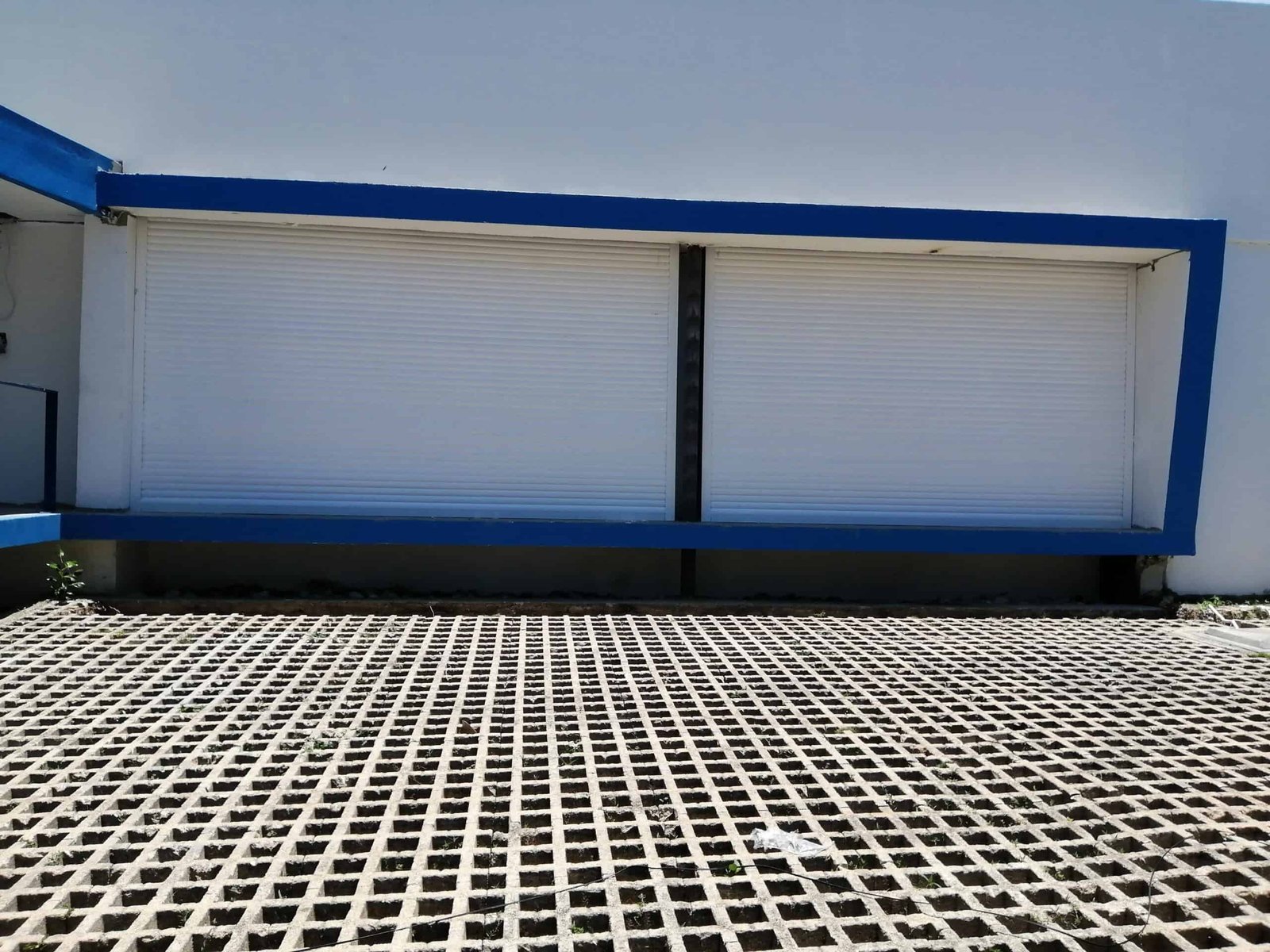 Shutters de alta seguridad cerrados