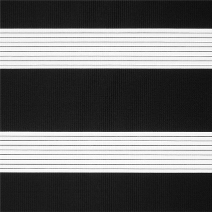 Tela Zebra Traslúcida Zakynthos Pirate Black