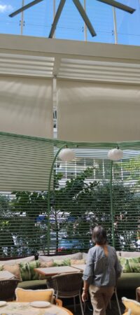 estor-enrollable-instalados-en-restaurante estor-enrollable-instalados-en-restaurante-por-blinds-company